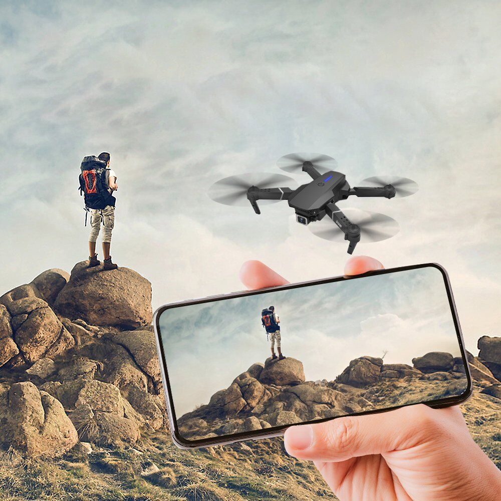 4K HD Camera Foldable Mini Drone with Dual Lens 2.4G WiFi FPV RC Quadcopter - Smart Ware Co