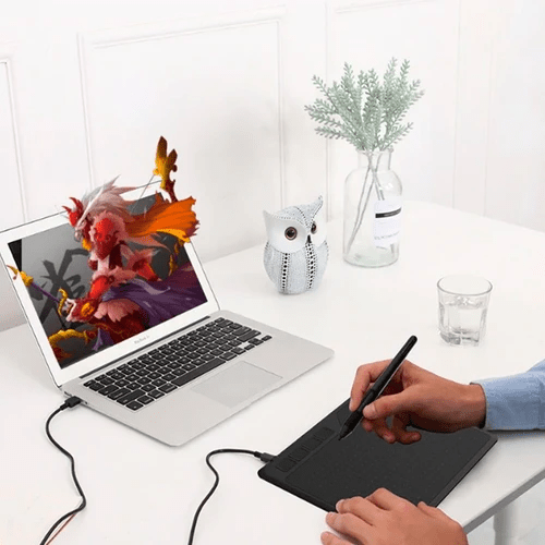 Digital Graphic Tablet for Drawing & Game, Support Android Windows Mac with Battery - Free Pen - Smart Ware Co